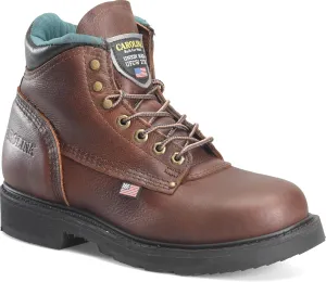 Carolina 6" St Plain Toe Grizzly Boot Amber Gold