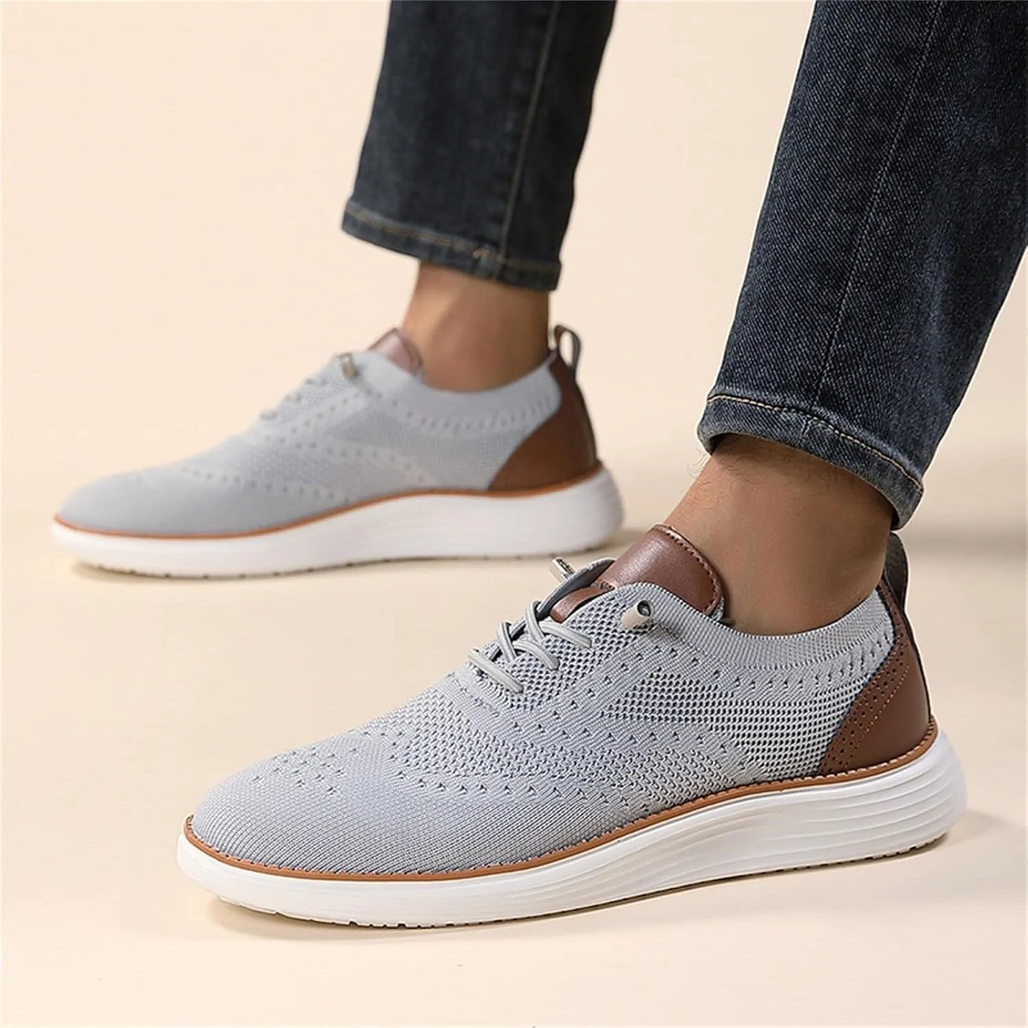 Casual Walking Shoes New Running Sports Casual Shoes Flying Weaving Mesh Men Trendy
