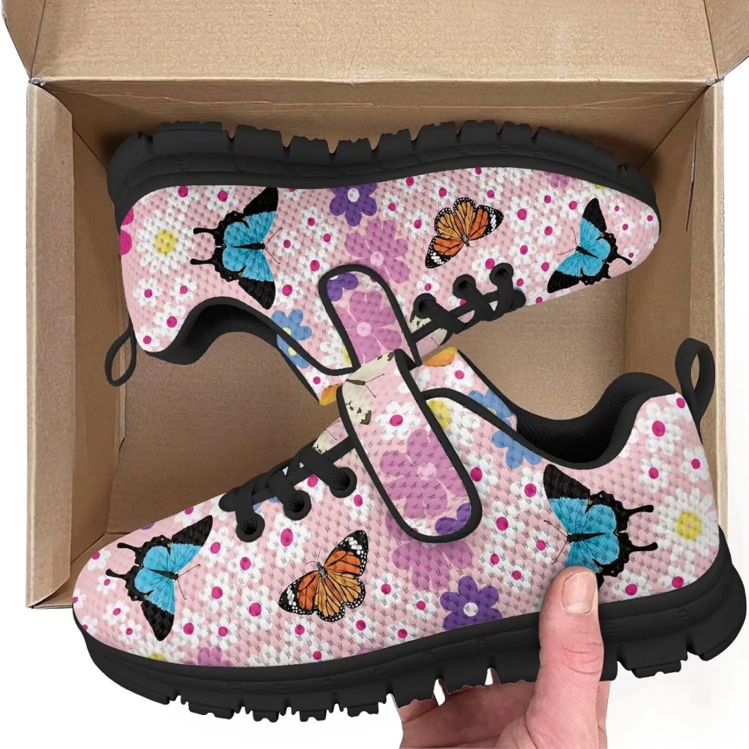 Children's Spring Casual Sneakers,Lightweight School Single Buckle Sports Shoes Girls Uniform-Dress Shoes