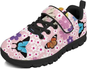 Children's Spring Casual Sneakers,Lightweight School Single Buckle Sports Shoes Girls Uniform-Dress Shoes