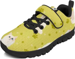 Children's Spring Casual Sneakers,Lightweight School Single Buckle Sports Shoes Girls Uniform-Dress Shoes