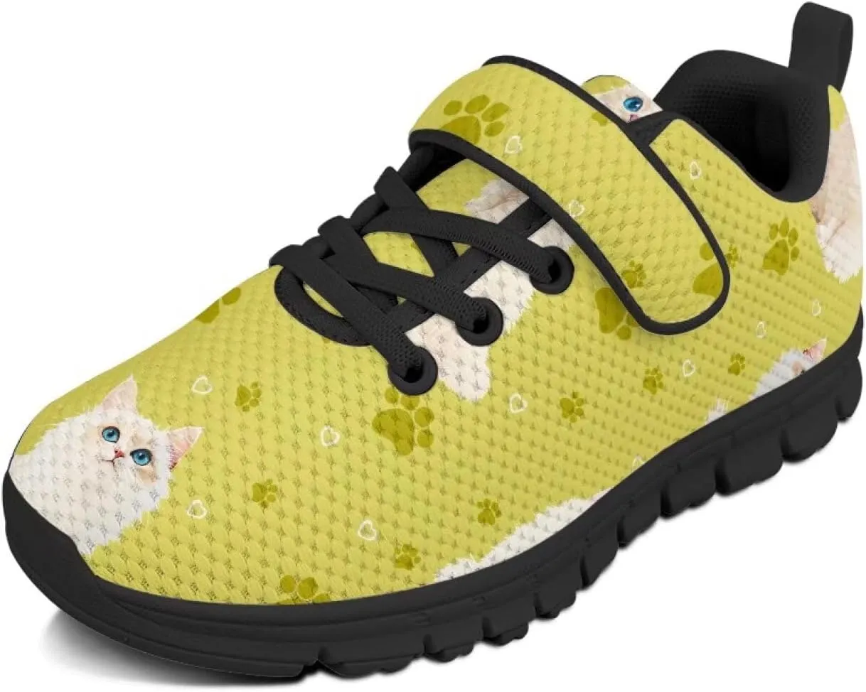 Children's Spring Casual Sneakers,Lightweight School Single Buckle Sports Shoes Girls Uniform-Dress Shoes