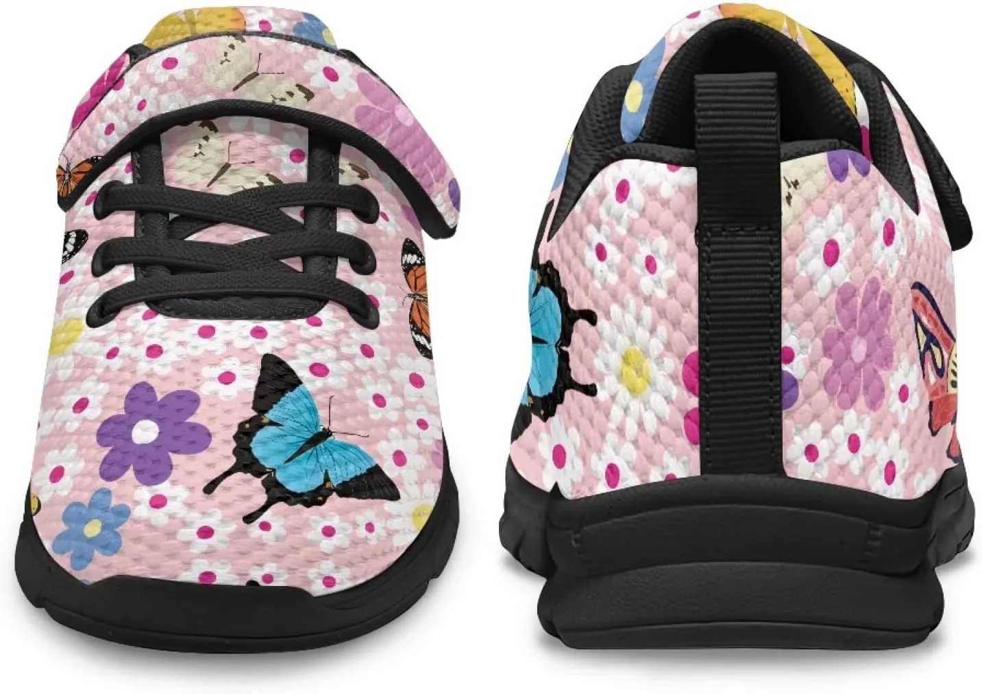 Children's Spring Casual Sneakers,Lightweight School Single Buckle Sports Shoes Girls Uniform-Dress Shoes