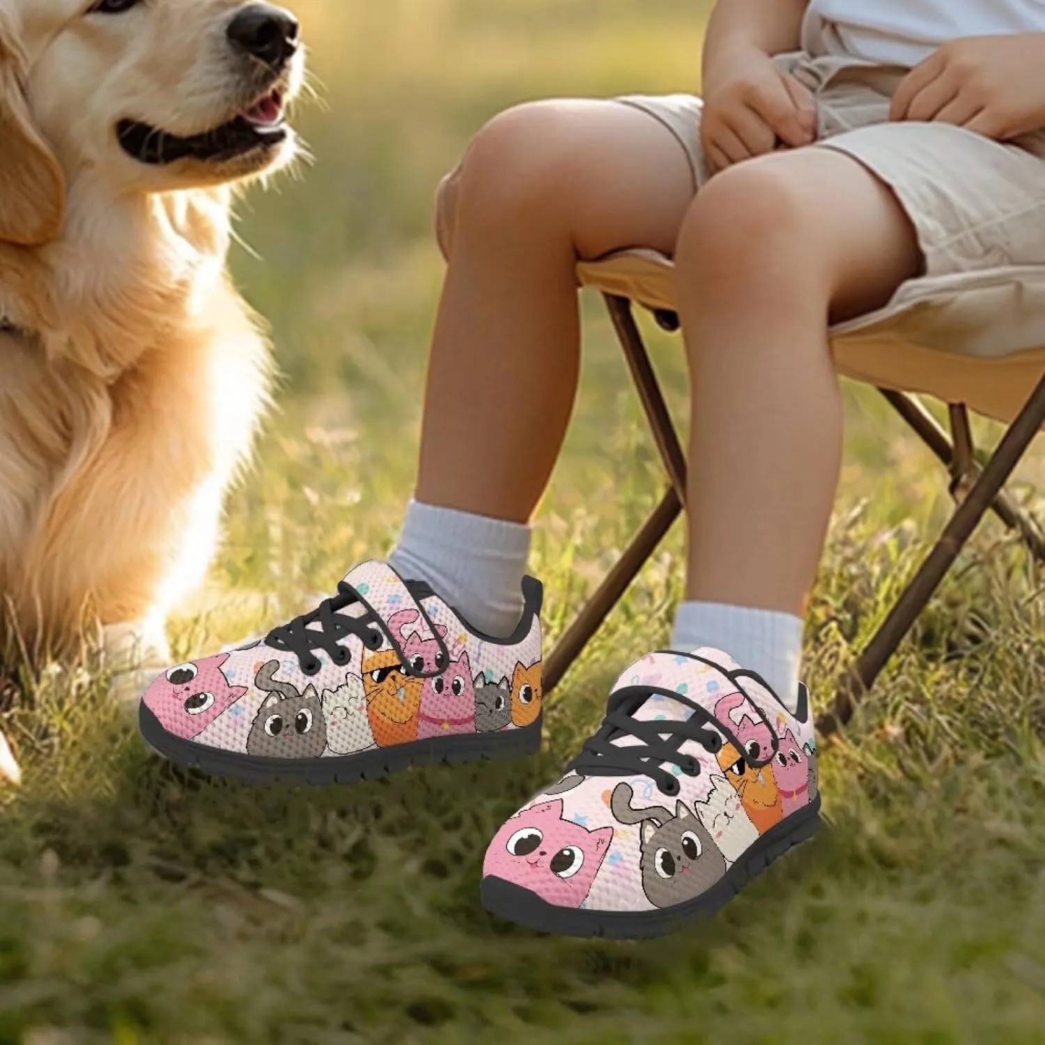 Children's Spring Casual Sneakers,Lightweight School Single Buckle Sports Shoes Girls Uniform-Dress Shoes