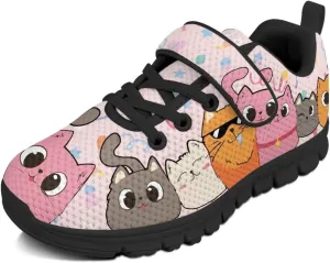 Children's Spring Casual Sneakers,Lightweight School Single Buckle Sports Shoes Girls Uniform-Dress Shoes