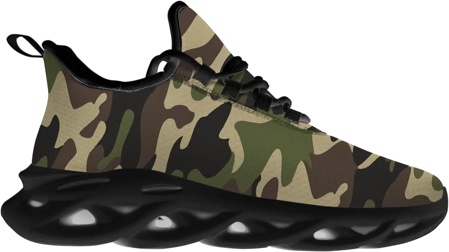 Ciadoon American Flag Shoes for Men Women Running Lightweight Sport Walking Tennis Sneakers 4th of July Shoes Gifts for Him Her