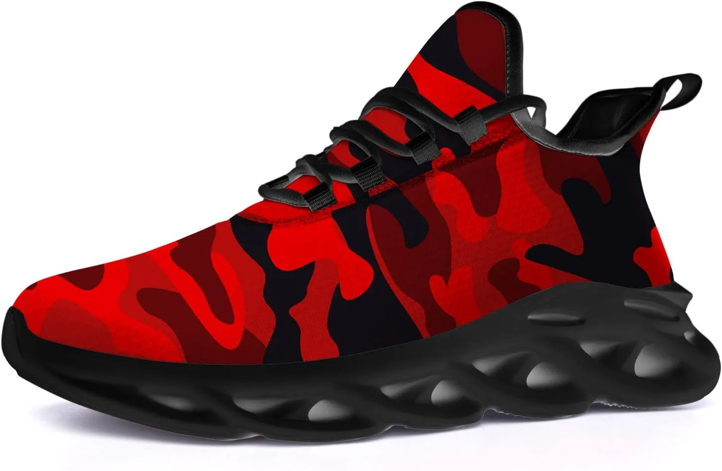 Ciadoon American Flag Shoes for Men Women Running Lightweight Sport Walking Tennis Sneakers 4th of July Shoes Gifts for Him Her
