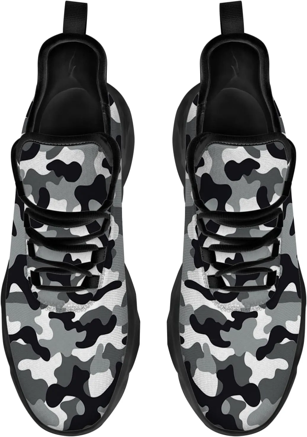 Ciadoon American Flag Shoes for Men Women Running Lightweight Sport Walking Tennis Sneakers 4th of July Shoes Gifts for Him Her