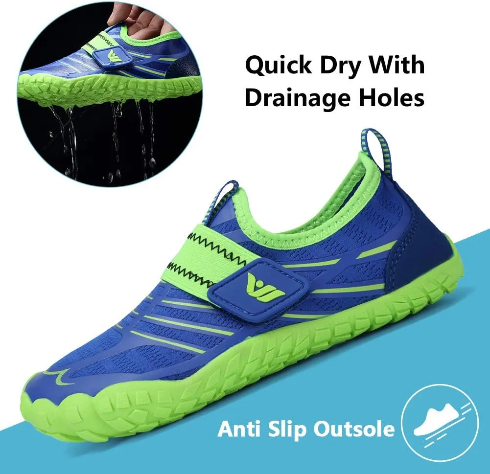 CIOR Boys & Girls Water Shoes Sports Aqua Athletic Sneakers Lightweight Sport Shoes(Toddler/Little Kid/Big Kid)