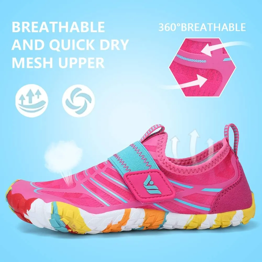 CIOR Boys & Girls Water Shoes Sports Aqua Athletic Sneakers Lightweight Sport Shoes(Toddler/Little Kid/Big Kid)