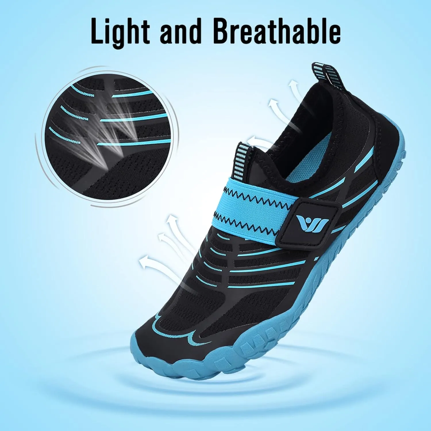 CIOR Boys & Girls Water Shoes Sports Aqua Athletic Sneakers Lightweight Sport Shoes(Toddler/Little Kid/Big Kid)