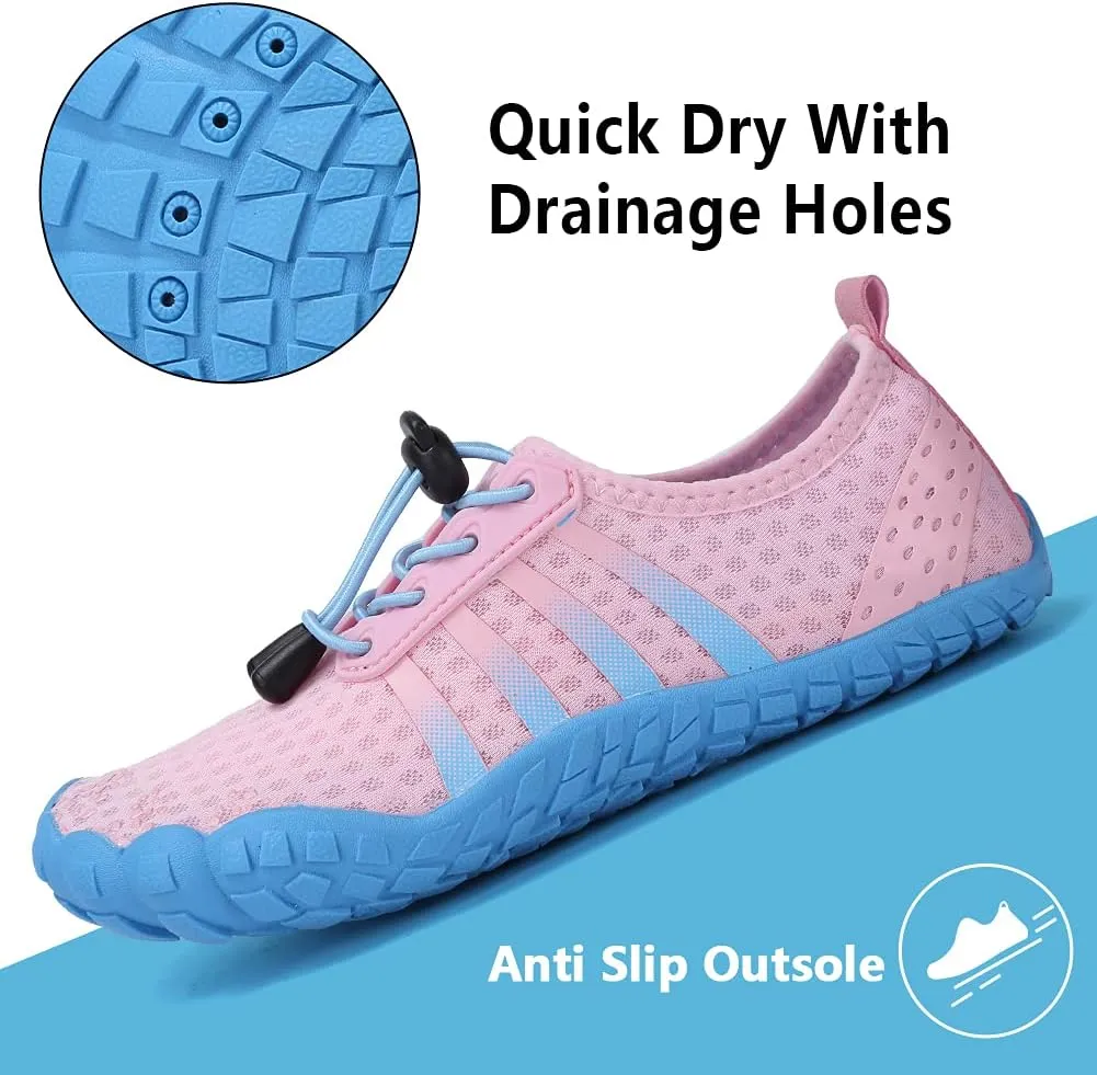 CIOR Boys & Girls Water Shoes Sports Aqua Athletic Sneakers Lightweight Sport Shoes(Toddler/Little Kid/Big Kid)
