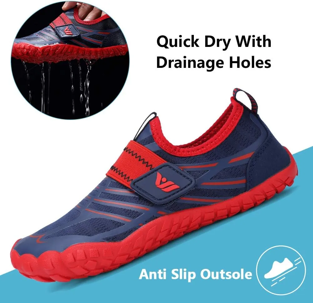 CIOR Boys & Girls Water Shoes Sports Aqua Athletic Sneakers Lightweight Sport Shoes(Toddler/Little Kid/Big Kid)