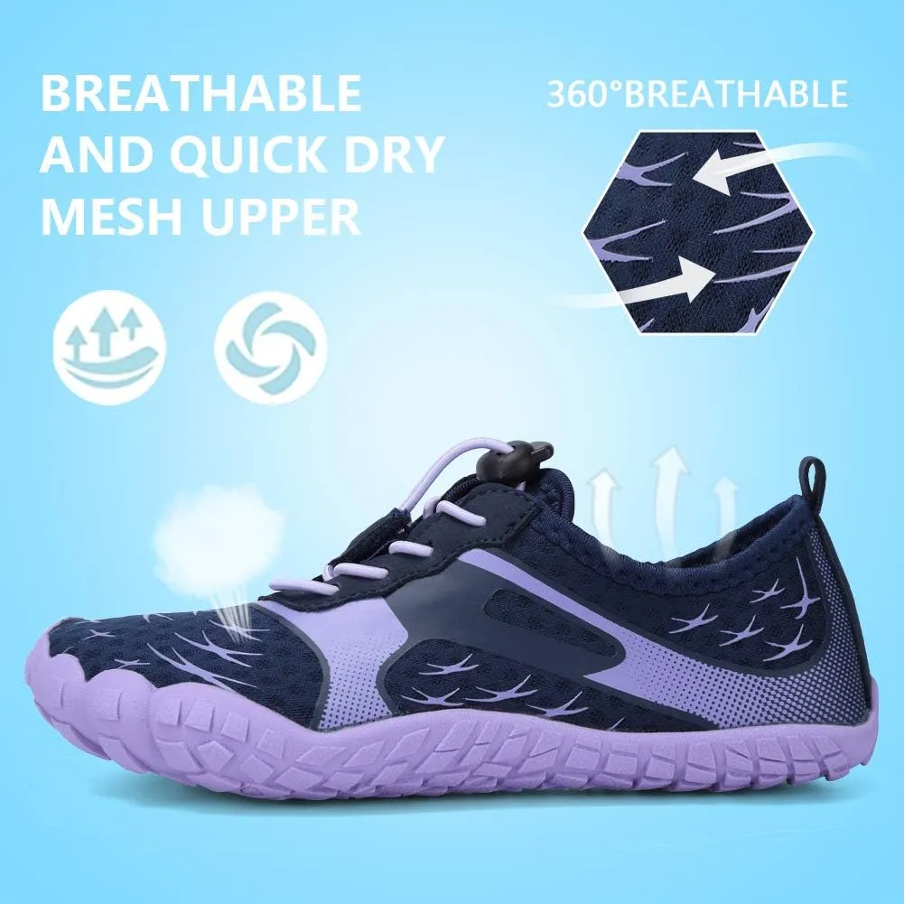 CIOR Kids Boys & Girls Water Shoes Sports Aqua Athletic Sneakers Lightweight Sport Fast Dry Shoes(Toddler/Little Kid/Big Kid)
