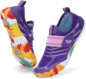 CIOR Kids Boys & Girls Water Shoes Sports Aqua Athletic Sneakers Lightweight Sport Fast Dry Shoes(Toddler/Little Kid/Big Kid)