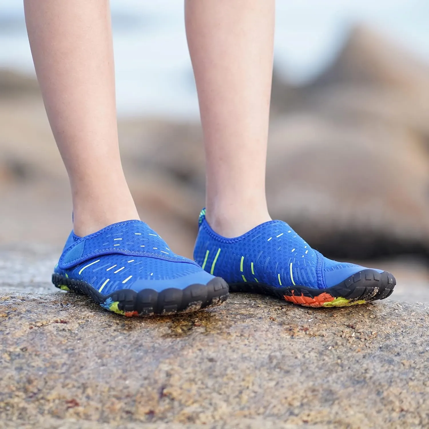 CIOR Kids Boys & Girls Water Shoes Sports Aqua Athletic Sneakers Lightweight Sport Fast Dry Shoes(Toddler/Little Kid/Big Kid)