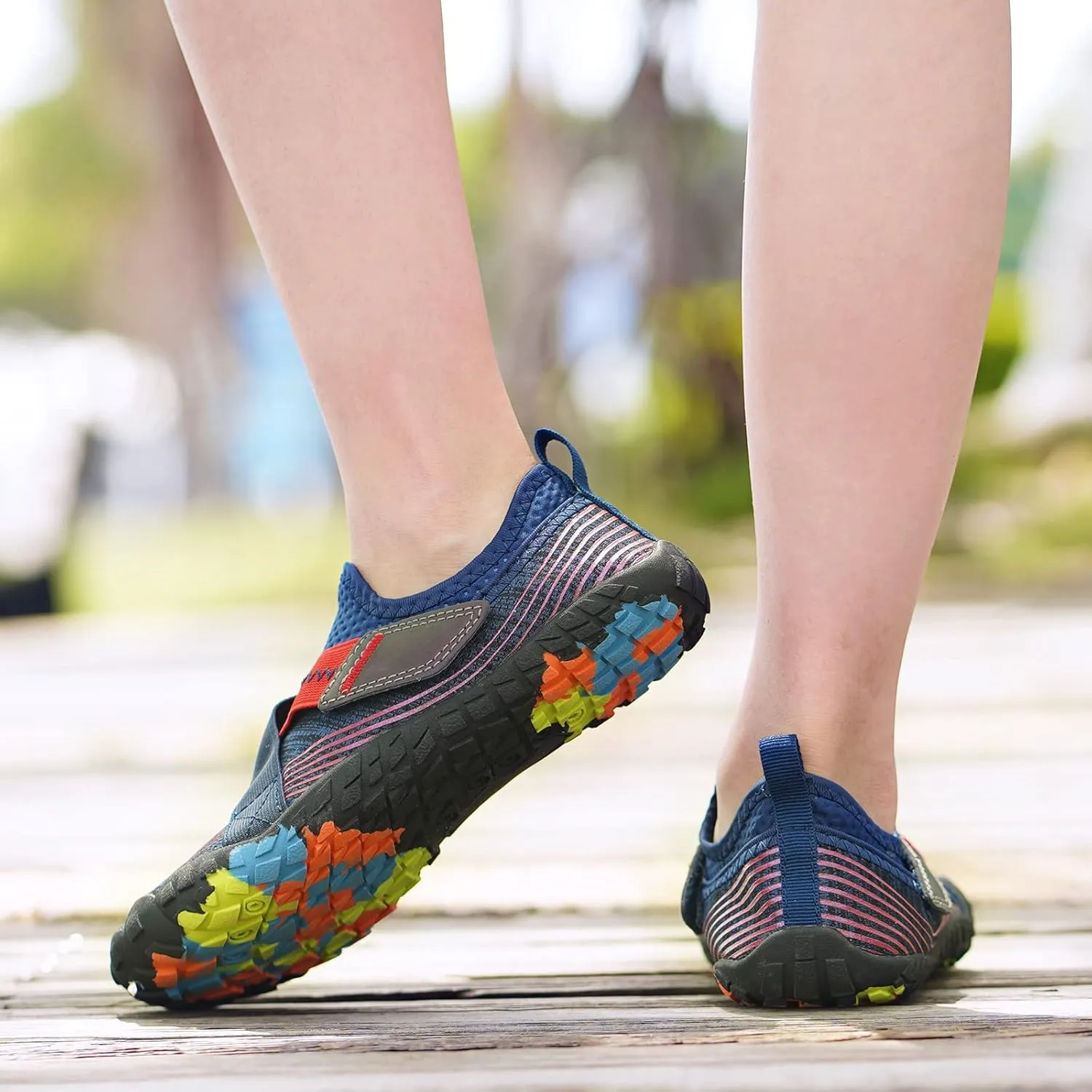 CIOR Kids Boys & Girls Water Shoes Sports Aqua Athletic Sneakers Lightweight Sport Fast Dry Shoes(Toddler/Little Kid/Big Kid)