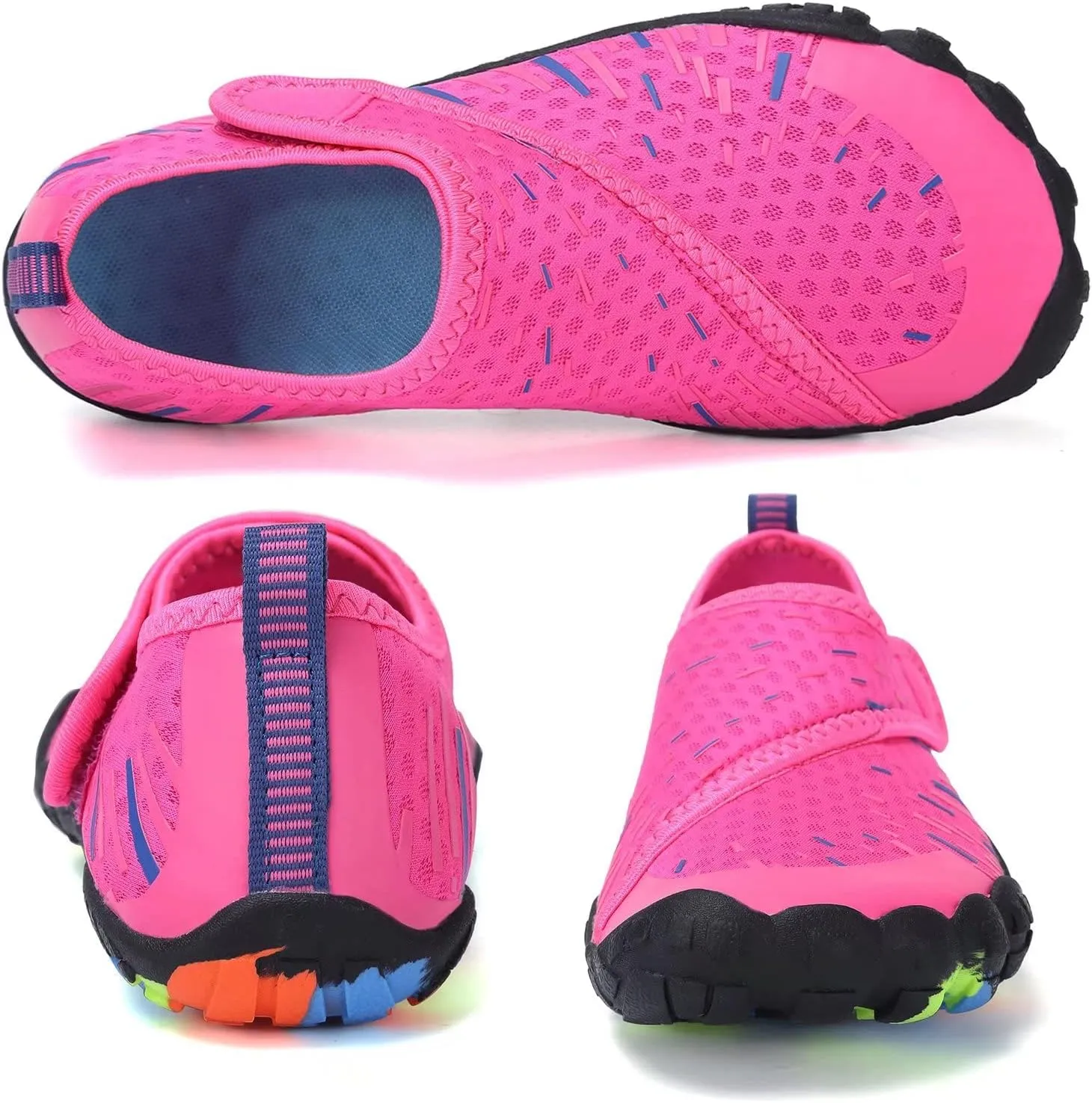 CIOR Kids Boys & Girls Water Shoes Sports Aqua Athletic Sneakers Lightweight Sport Fast Dry Shoes(Toddler/Little Kid/Big Kid)