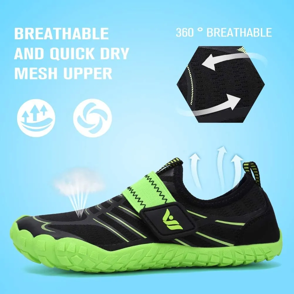 CIOR Kids Boys & Girls Water Shoes Sports Aqua Athletic Sneakers Lightweight Sport Fast Dry Shoes(Toddler/Little Kid/Big Kid)