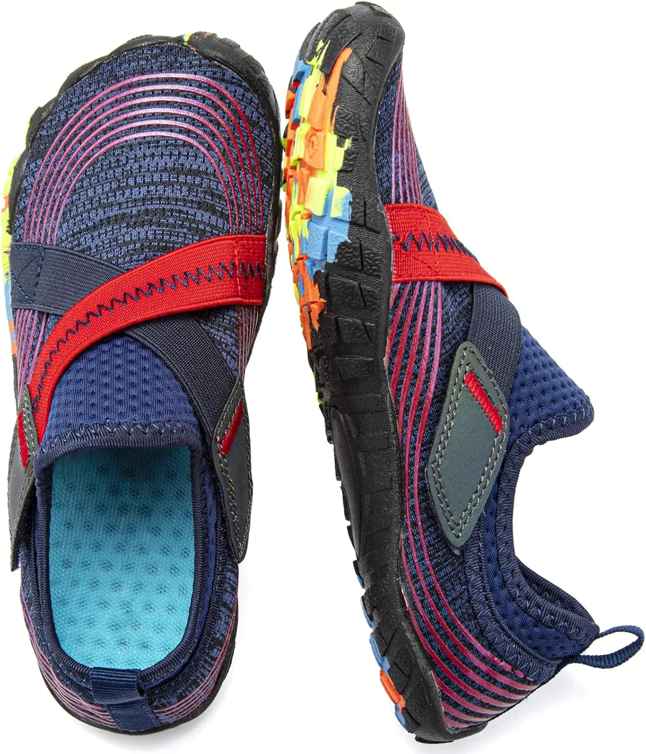 CIOR Kids Boys & Girls Water Shoes Sports Aqua Athletic Sneakers Lightweight Sport Fast Dry Shoes(Toddler/Little Kid/Big Kid)