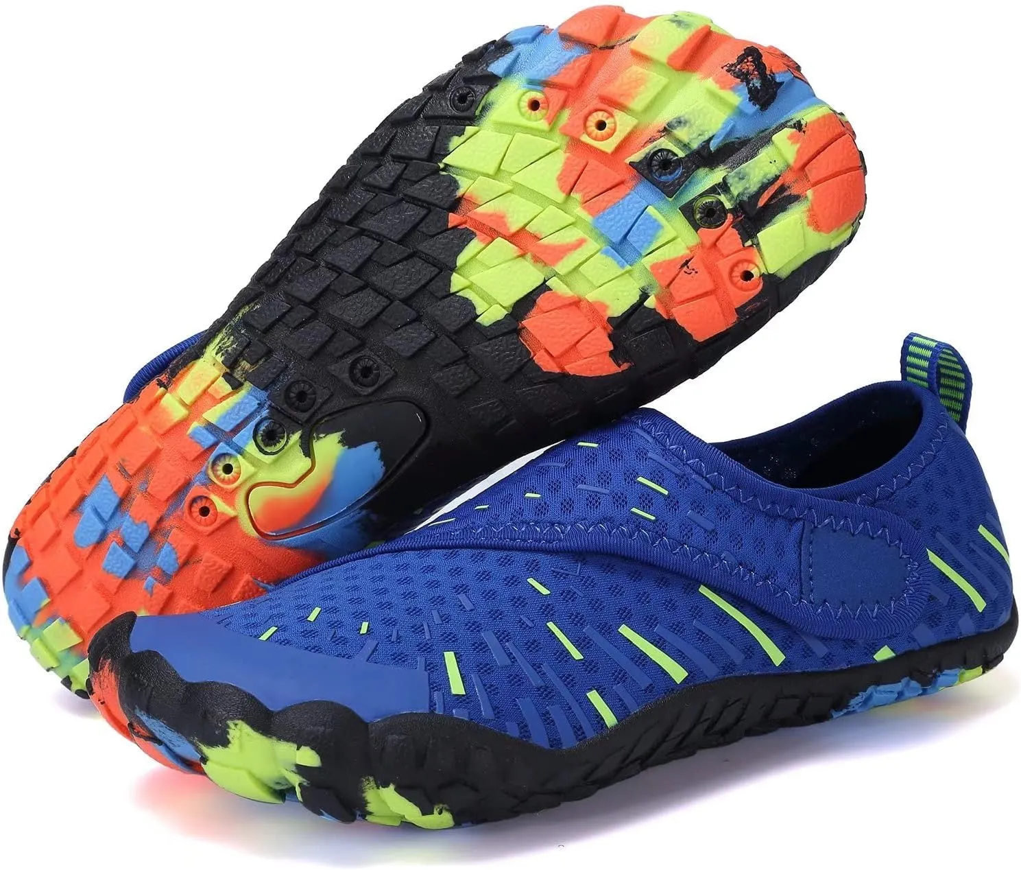 CIOR Kids Boys & Girls Water Shoes Sports Aqua Athletic Sneakers Lightweight Sport Fast Dry Shoes(Toddler/Little Kid/Big Kid)