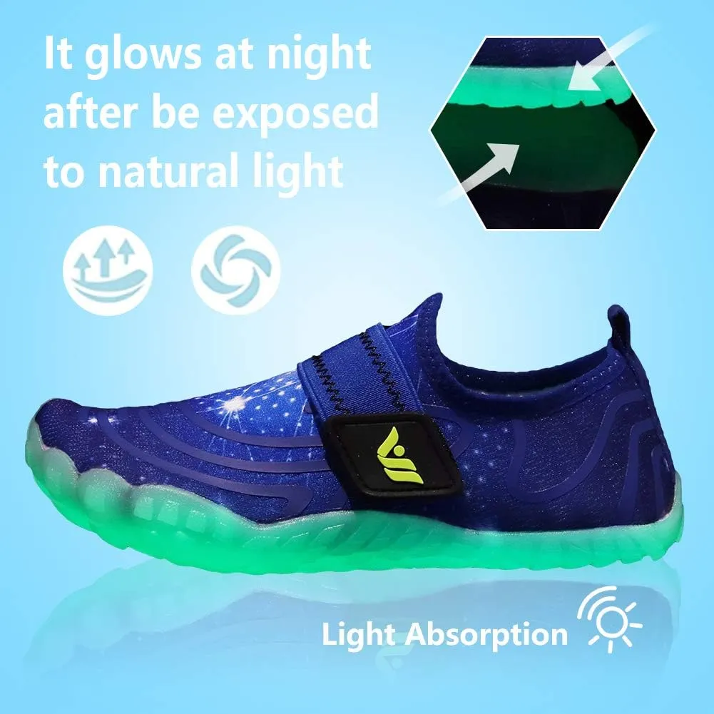 CIOR Kids Boys Girls Water Shoes Aqua Athletic Sneakers Lightweight Sports Walking Shoes(Toddler/Little Kid/Big Kid)