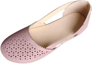 Closed Toe Sandals for Women Breathable Mesh Hollow Out Slip On Sandal Vintage Leather Non-Slip Platform Loafers Summer Casual Beach Outdoor Walking Slippers