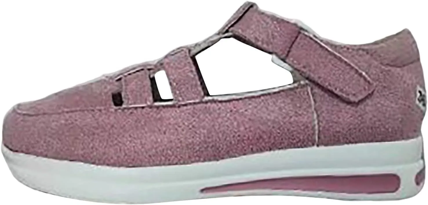 Closed Toe Sandals Women Womens Summer Casual Hollow Strappy Flat Buckle Strap Sneakers Trendy Slip on Canvas Flats Loafers Walking Out Breathable Platform Wedge Sandal On Orthopedic Shoes