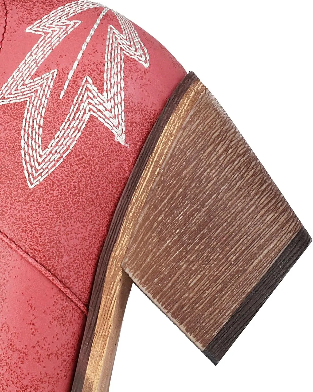 Cowboy Boots for Women - Classic Embroidered Western Cowgirl Knee Boots, Sharp Tip Thick Heel Side Zipper Retro Rural Fashion Tall Boots