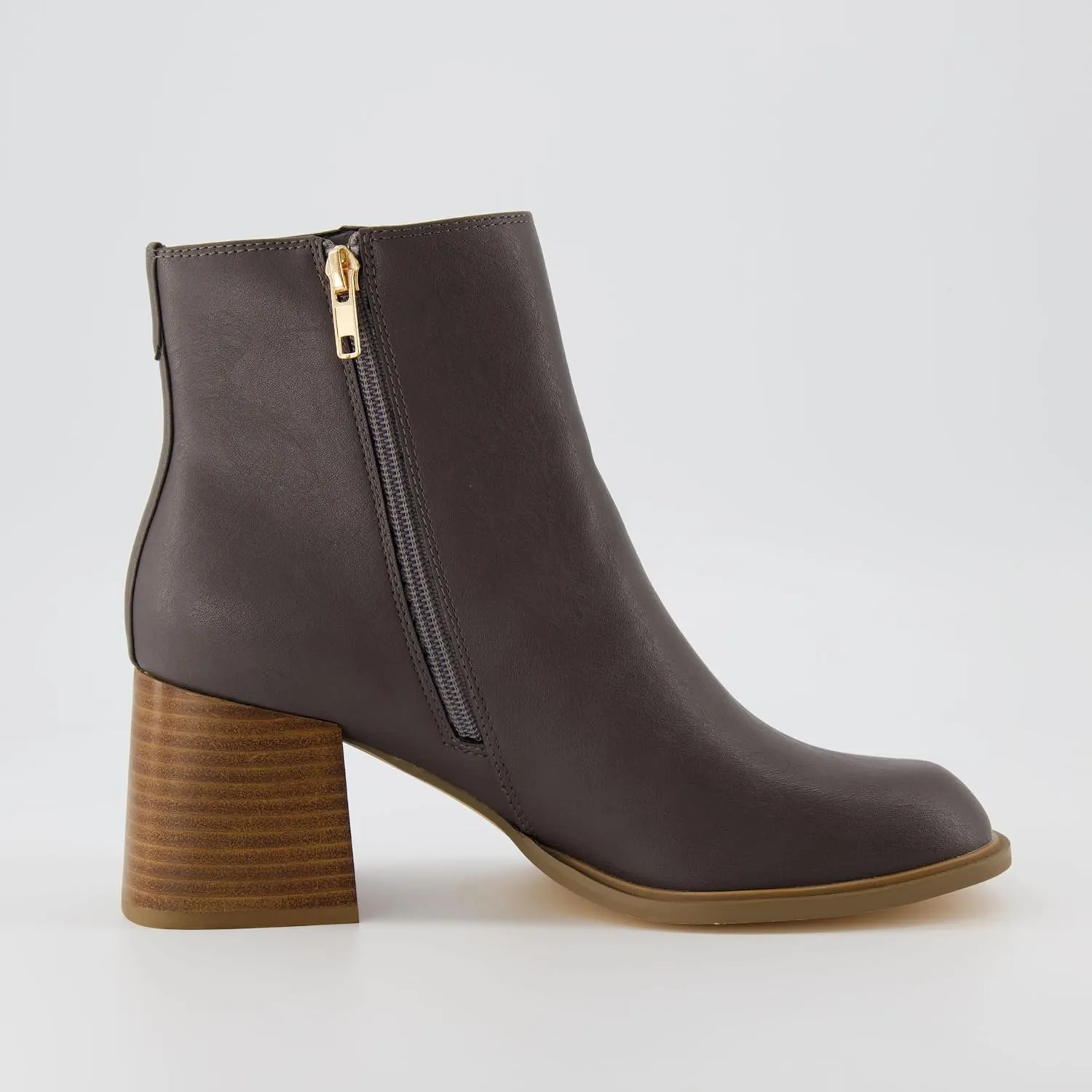 CUSHIONAIRE Women's Dante block heel dress boot  Memory Foam, Wide Widths Available