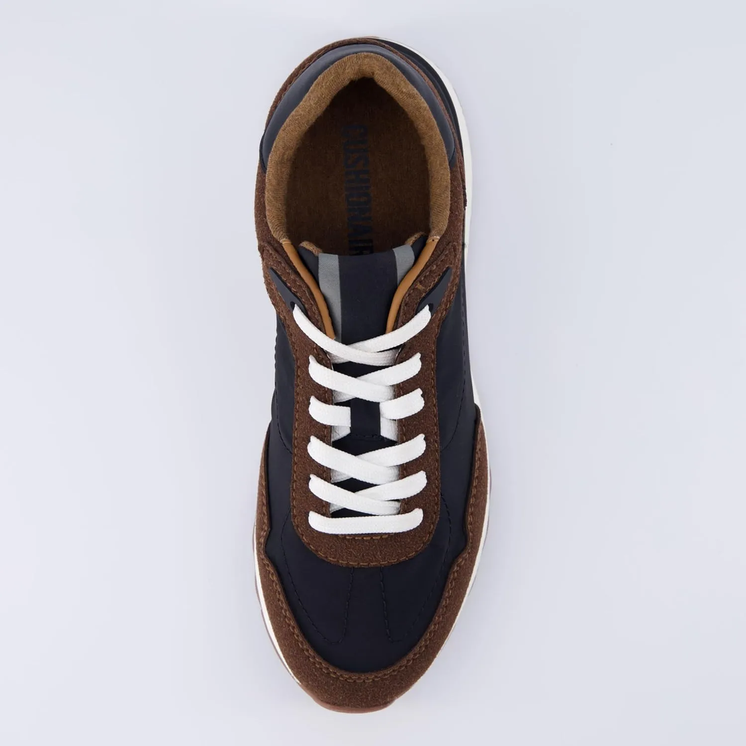 CUSHIONAIRE Women's Kicks lace up Nylon Sneaker  Comfort Foam, Wide Widths Available
