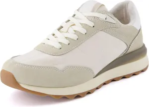 CUSHIONAIRE Women's Kicks lace up Nylon Sneaker  Comfort Foam, Wide Widths Available