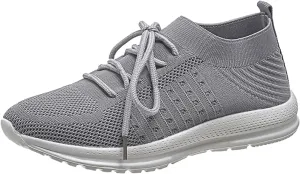 Dheva-C Orthopedic Sneakers for Women, Comfortable Orthopedic Shoes for Your Feet Womens Fashion Lace Up Non-Slip Sneakers Anti-Slip Patchwork Casual Lace Up Non-Slip Walking Shoes