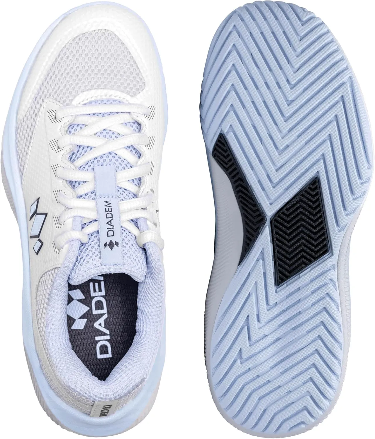 Diadem Court Flo Pickleball and Tennis Unisex Shoes | Ultra-Breathable, Lightweight Court Sneakers for Comfort & Performance, Non-Marking Durable Outsole