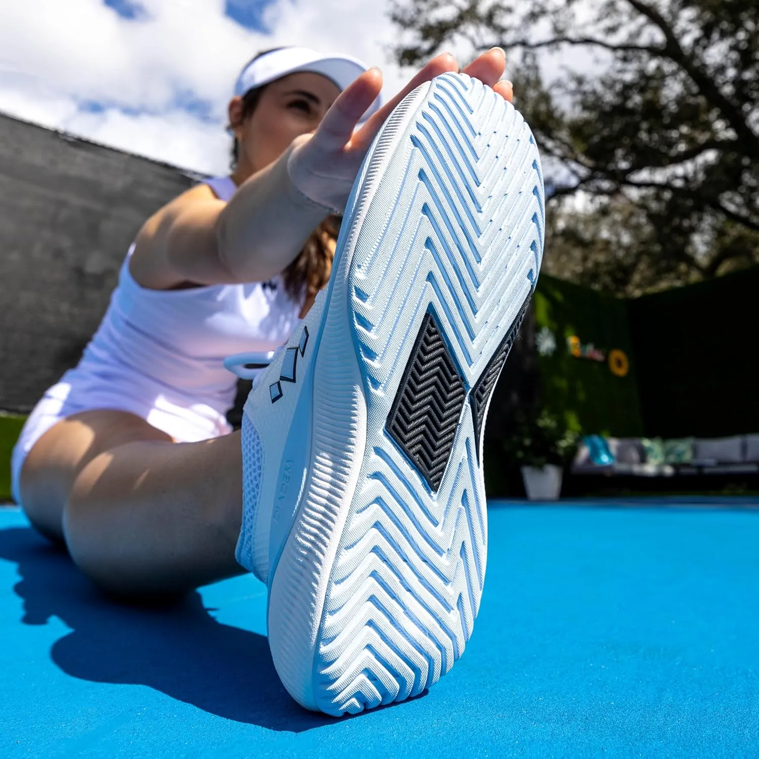 Diadem Court Flo Pickleball and Tennis Unisex Shoes | Ultra-Breathable, Lightweight Court Sneakers for Comfort & Performance, Non-Marking Durable Outsole