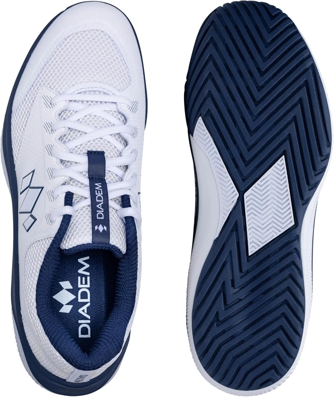 Diadem Court Flo Pickleball and Tennis Unisex Shoes | Ultra-Breathable, Lightweight Court Sneakers for Comfort & Performance, Non-Marking Durable Outsole