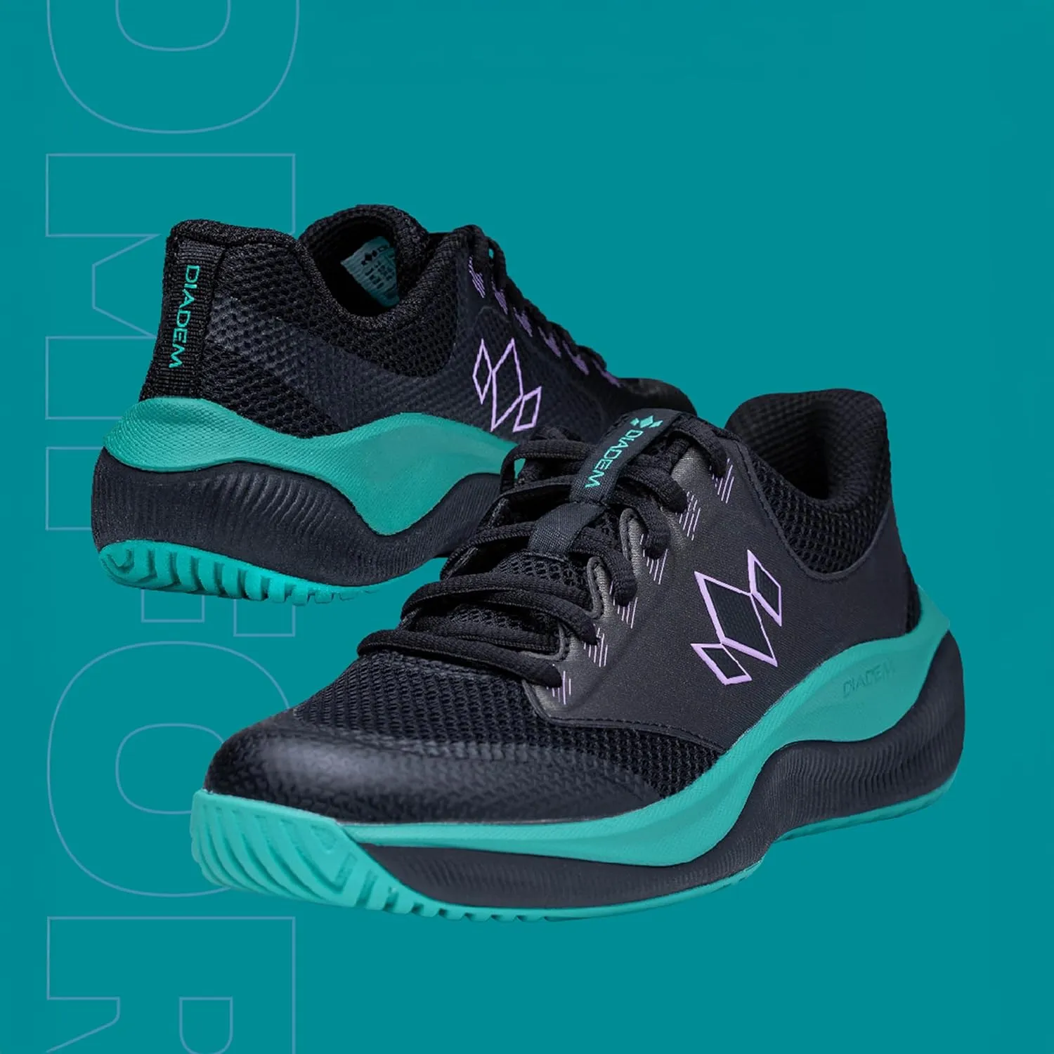 Diadem Court Flo Pickleball and Tennis Unisex Shoes | Ultra-Breathable, Lightweight Court Sneakers for Comfort & Performance, Non-Marking Durable Outsole