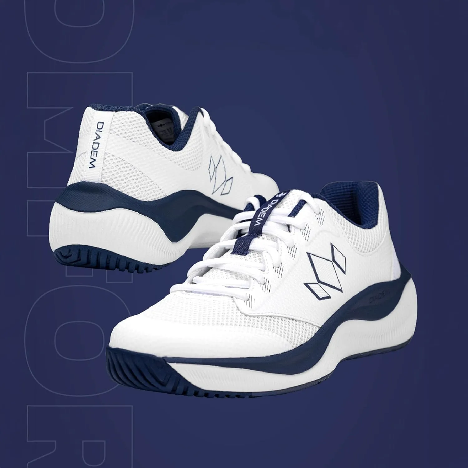 Diadem Court Flo Pickleball and Tennis Unisex Shoes | Ultra-Breathable, Lightweight Court Sneakers for Comfort & Performance, Non-Marking Durable Outsole