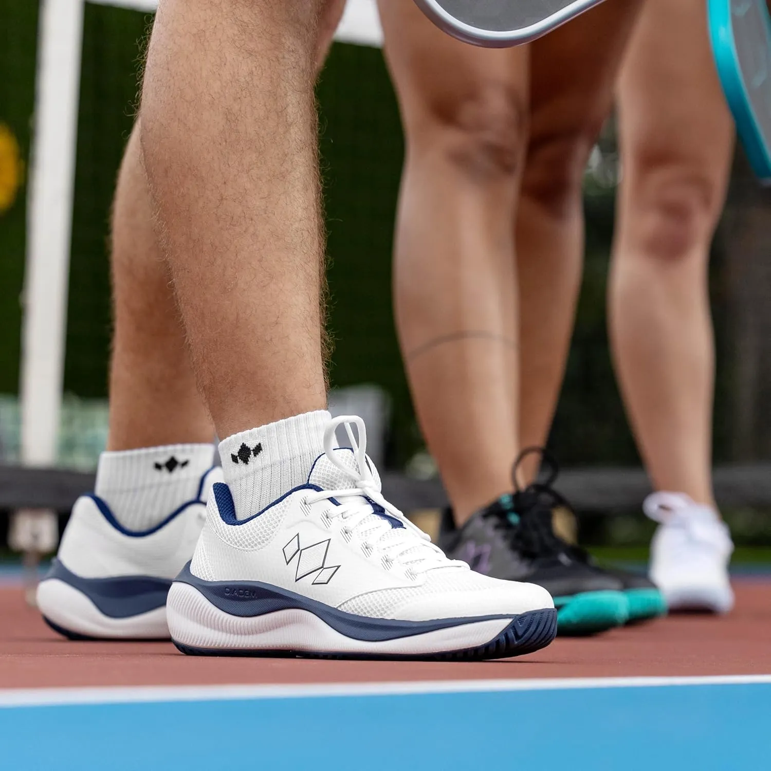 Diadem Court Flo Pickleball and Tennis Unisex Shoes | Ultra-Breathable, Lightweight Court Sneakers for Comfort & Performance, Non-Marking Durable Outsole