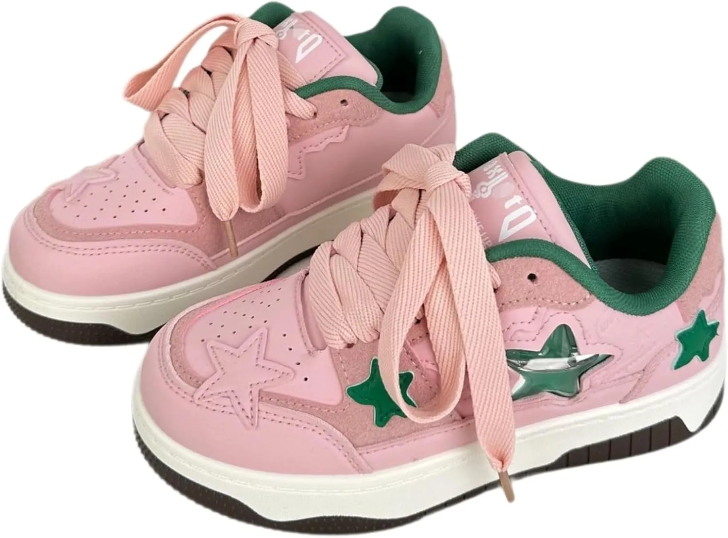 Dopamine Chunky Star Shoes Women Y2K Colorful Platform Tennis Sneakers Spring Fashion Casual Streetwear for Girls Students