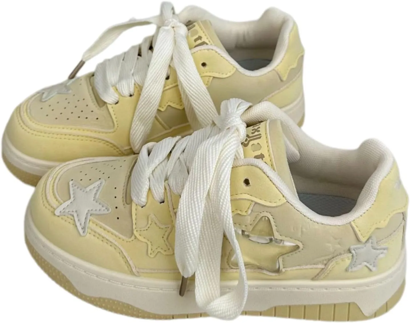 Dopamine Chunky Star Sneakers Women Y2K Colorful Platform Tennis Shoes Spring Fashion Casual Streetwear for Girls Students