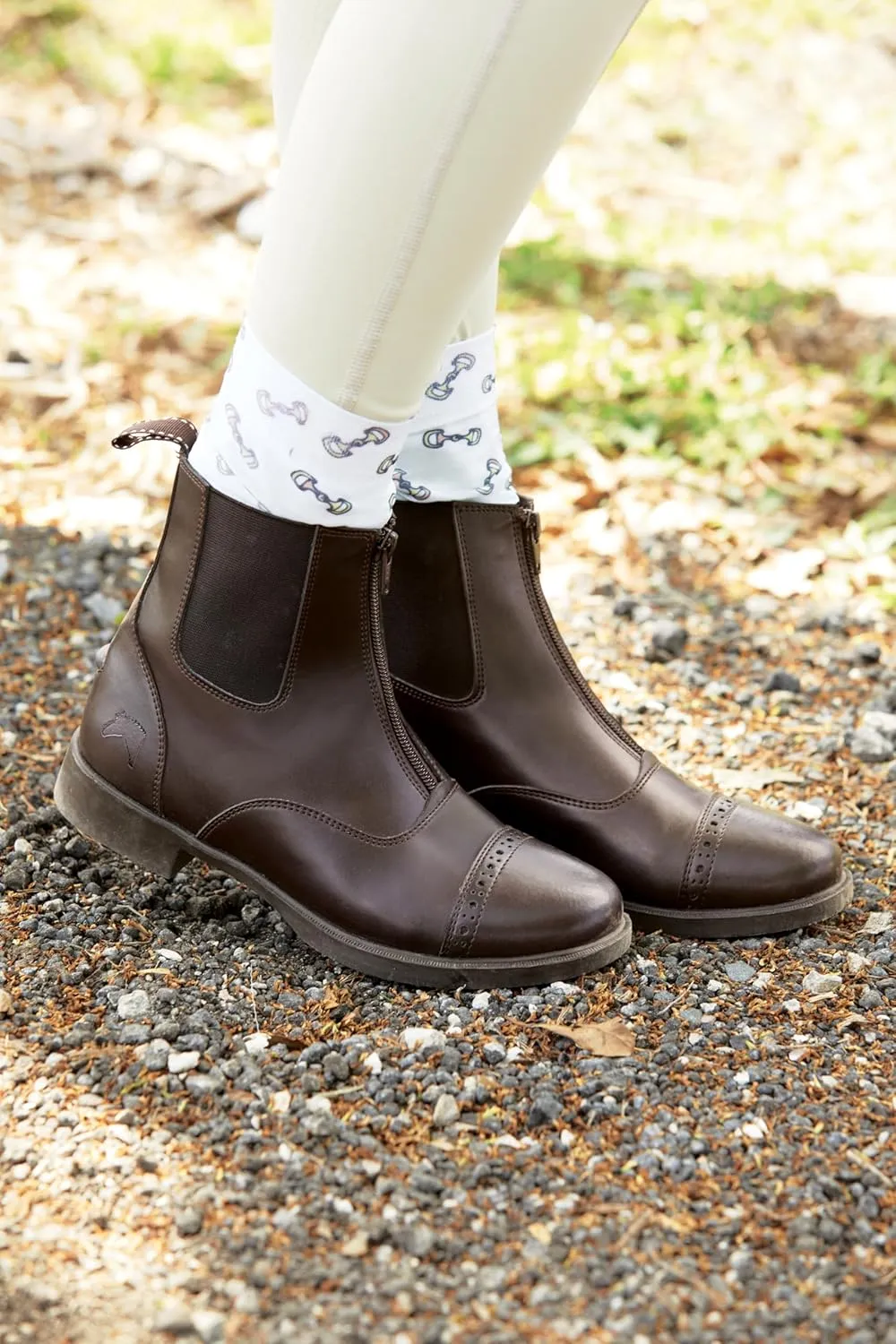 Dover Saddlery Riding Sport Kids' Provenance Zip Paddock Boots