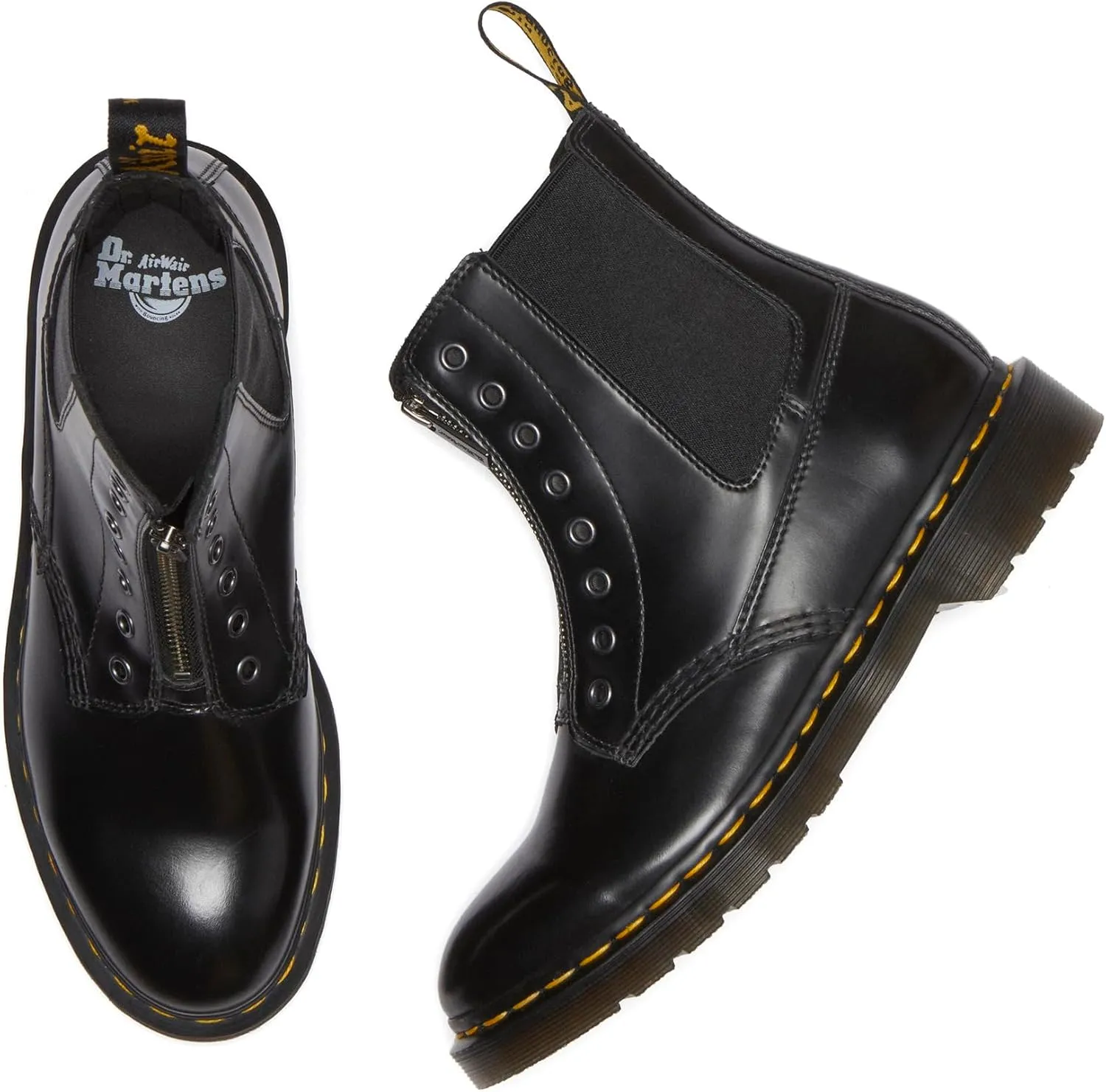 Dr. Martens Unisex-Adult 1460 Gusset Leather Boots Fashion