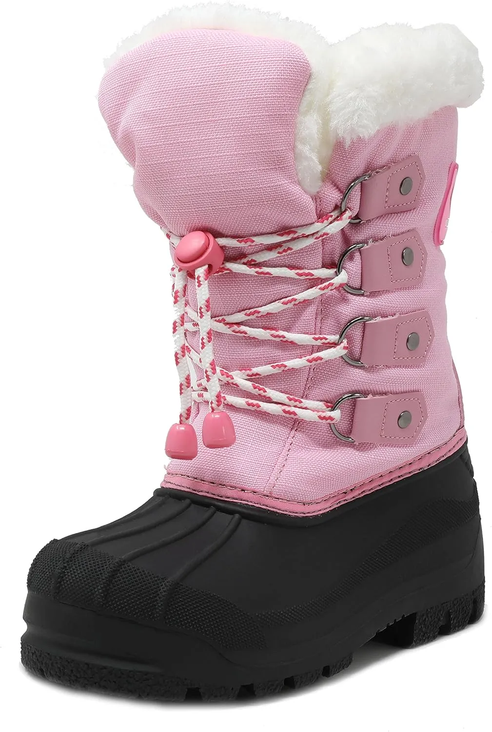 DREAM PAIRS Boys & Girls Waterproof Winter Snow Boots for Little Kid/Big Kid