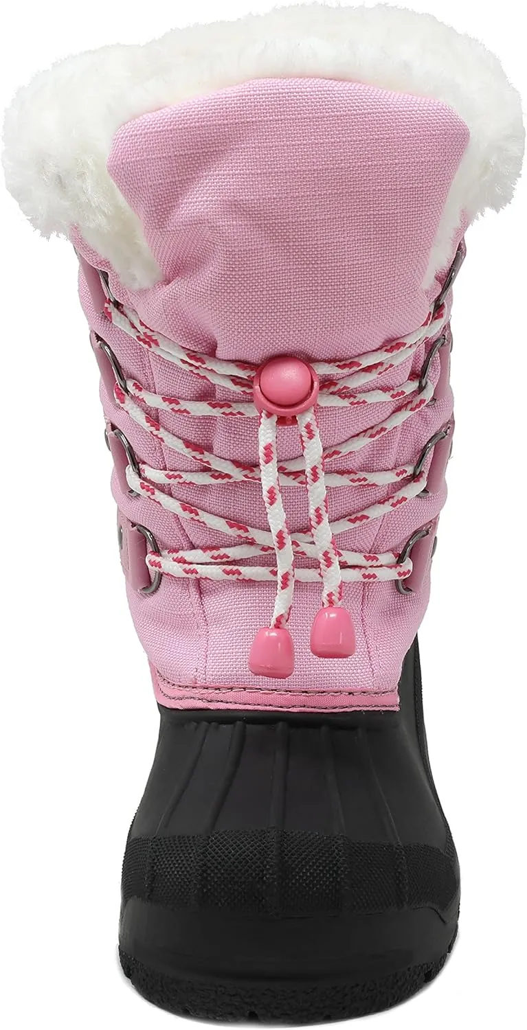 DREAM PAIRS Boys & Girls Waterproof Winter Snow Boots for Little Kid/Big Kid