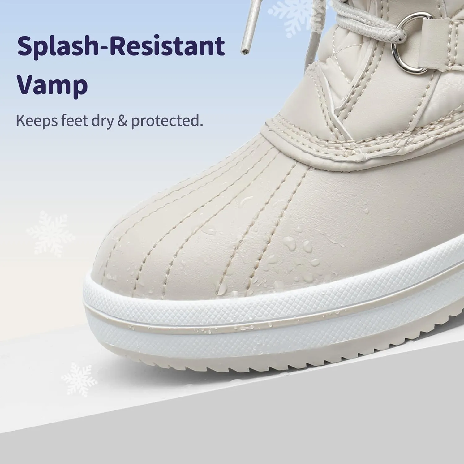 DREAM PAIRS Girls Mid-Calf Winter Snow Boots for Little Kids/Big Kids