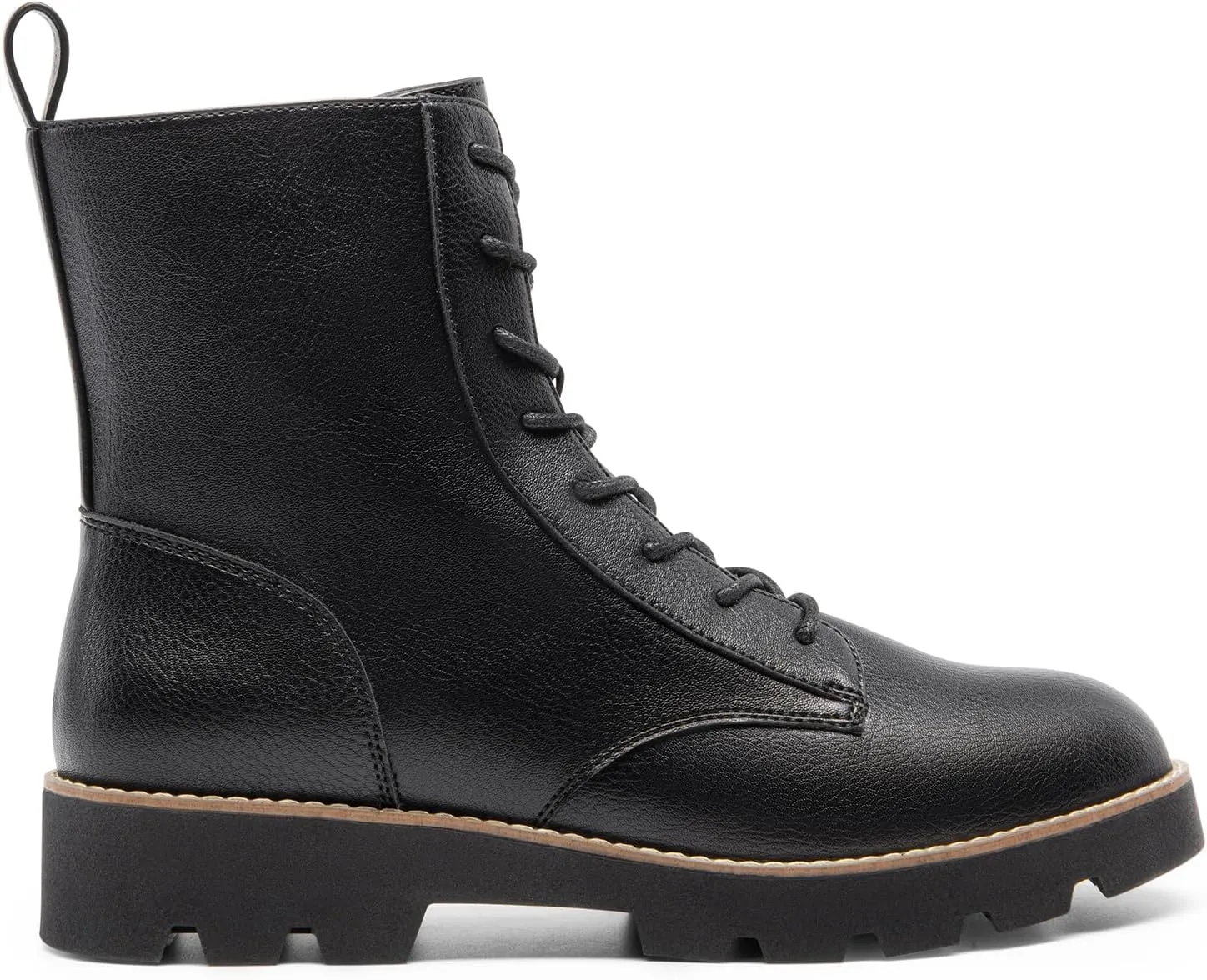 DREAM PAIRS Women's Combat Ankle Boots Lace up Lug Sole Fashion Booties Shoes