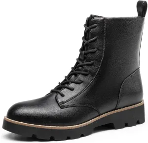 DREAM PAIRS Women's Combat Ankle Boots Lace up Lug Sole Fashion Booties Shoes