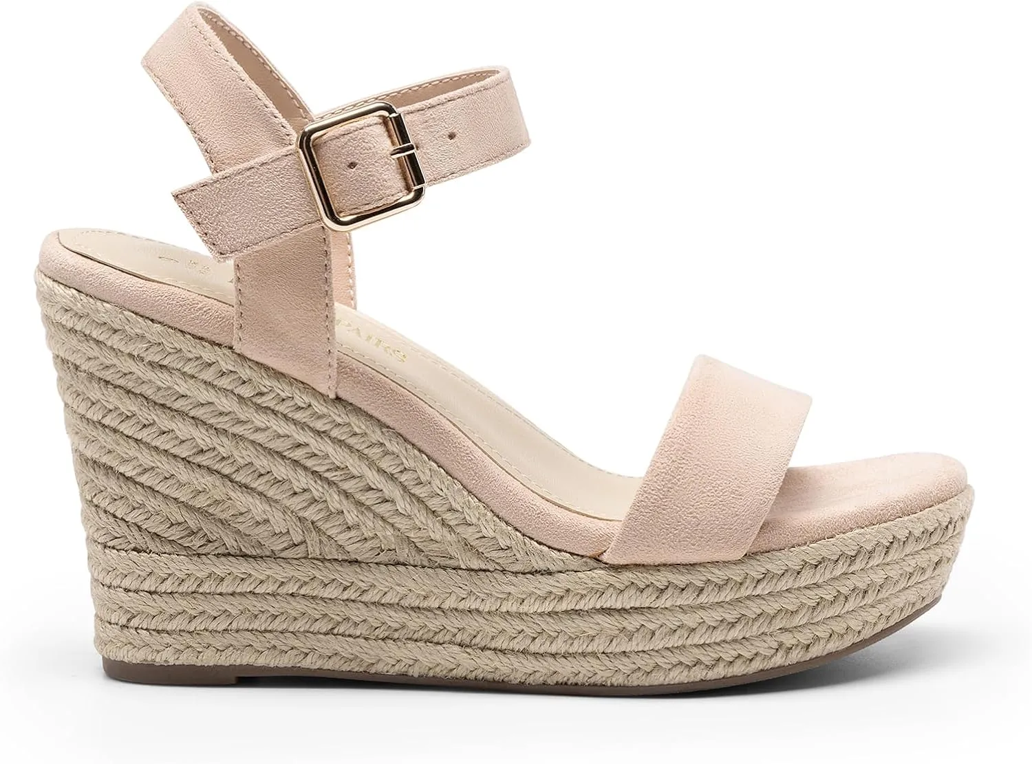 DREAM PAIRS Women's Platform Wedges Sandals, Comfortable Open Toe Espadrilles Sandals Dressy Buckle Ankle Strap Summer Shoes