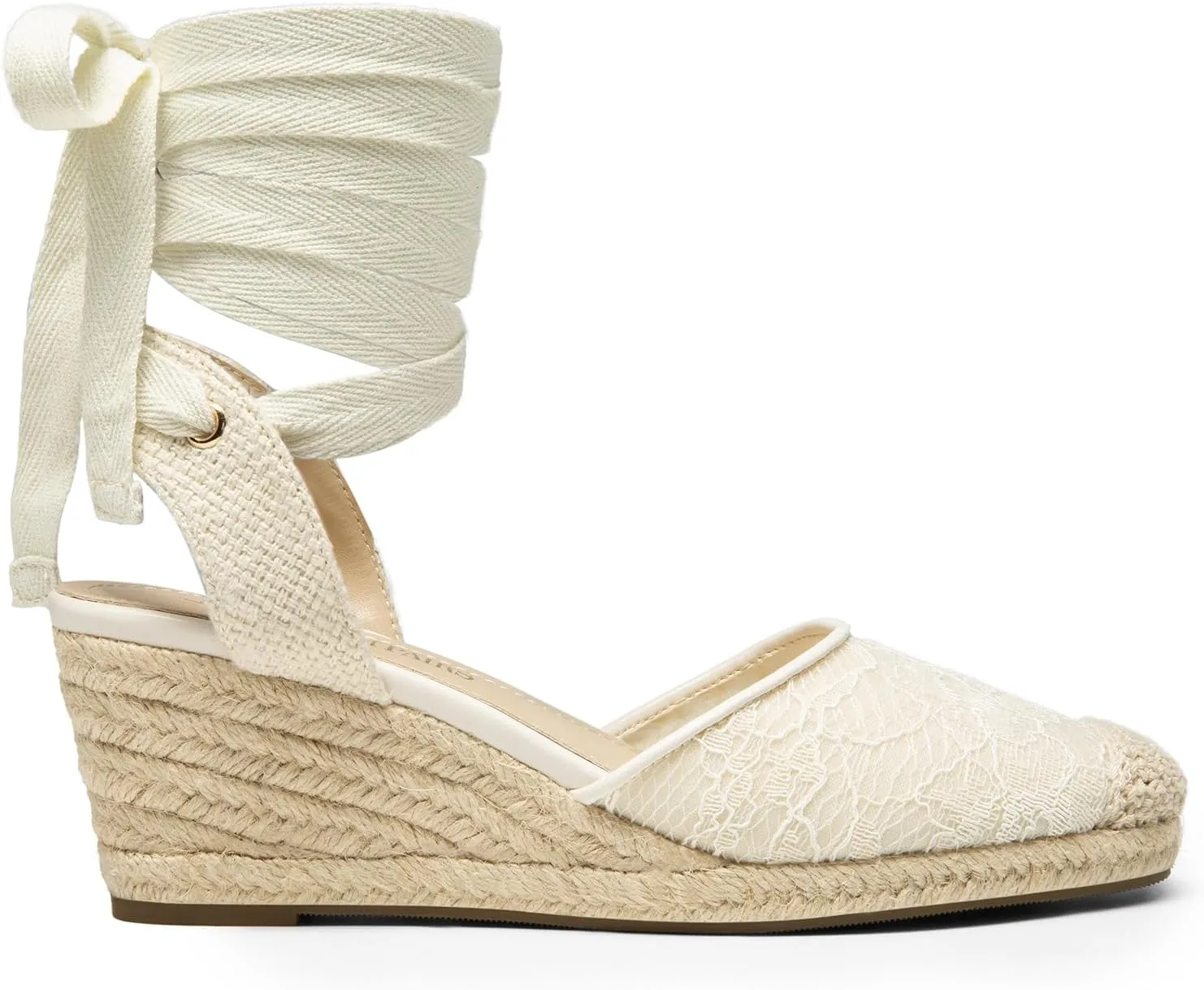 DREAM PAIRS Women's Wedge Sandals Platform Close Toe Espadrilles Strappy Lace Up Sandals Cute Fashion Comfortable Dressy Beach Vocation Summer Shoes